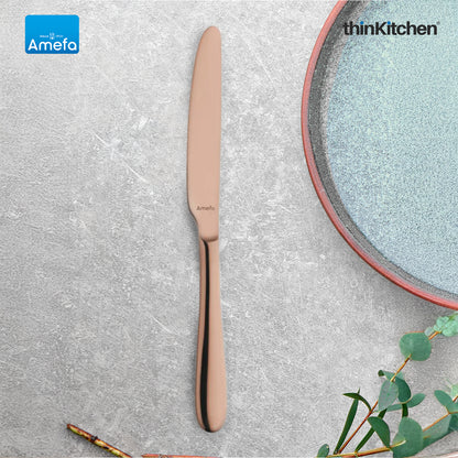 Amefa Oxford Stainless Steel Copper Table Knife