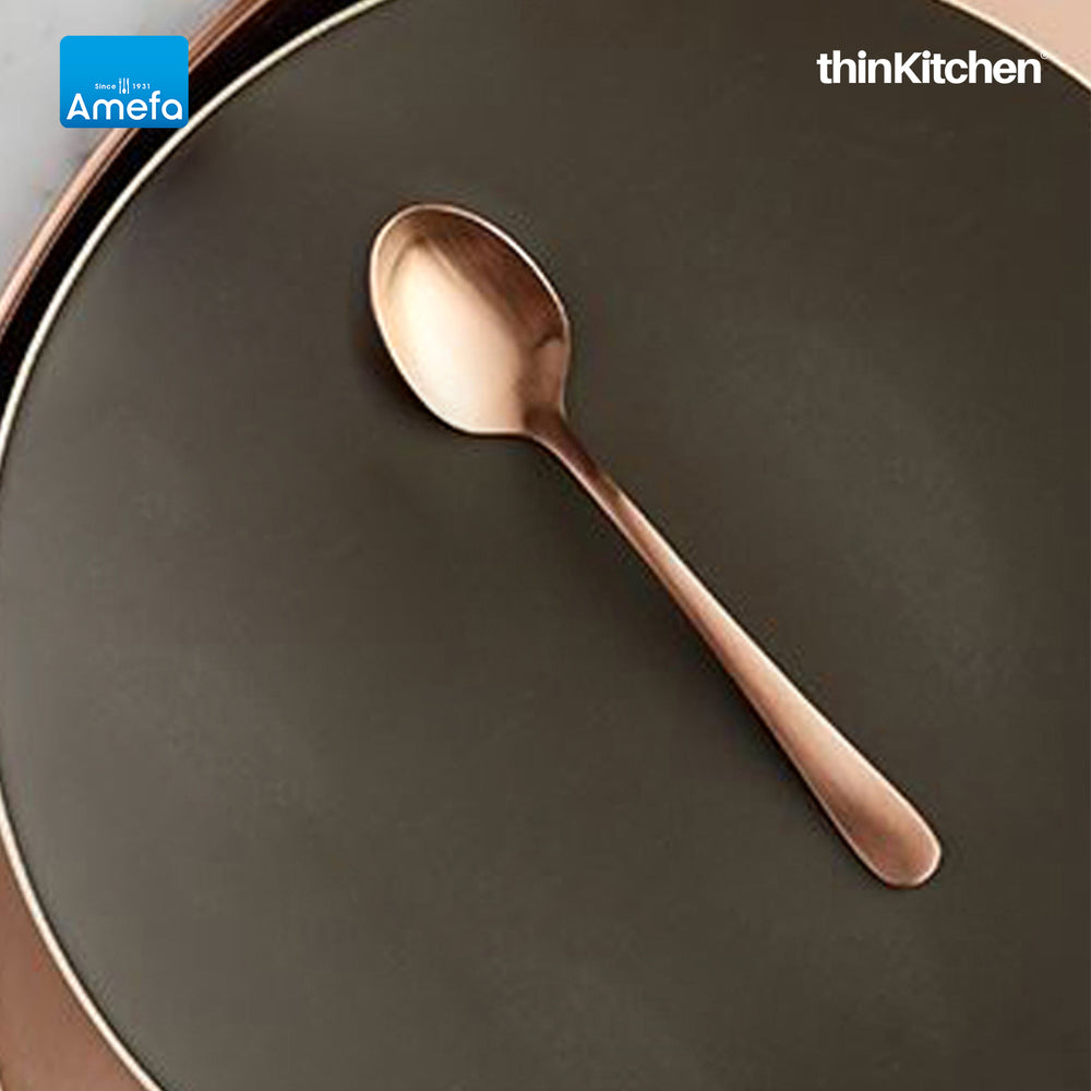 Amefa Oxford Stainless Steel Copper Table Spoon