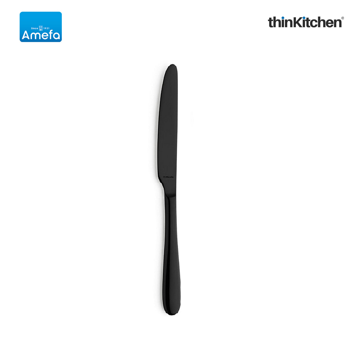 Amefa Oxford Stainless Steel Black Table Knife