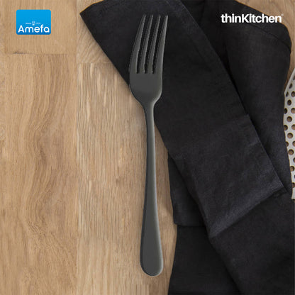 Amefa Oxford Stainless Steel Black Table Fork