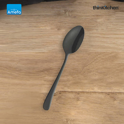Amefa Oxford Stainless Steel Black Medium Teaspoon