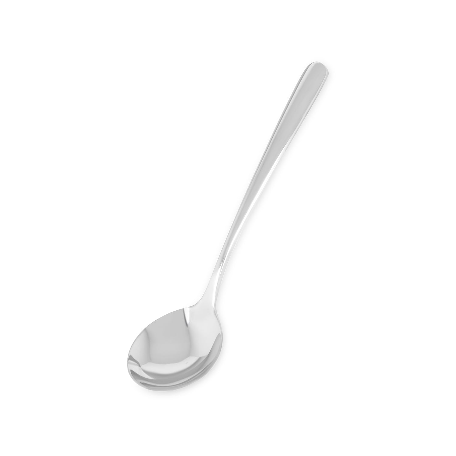 Culinex 18/8 Stainless Steel 7" Premium Small Soup Spoon Set of 6| Silver Rustproof Flatware By thinKitchen - 5