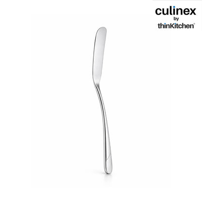 Culinex 18/8 Stainless Steel 2.5" Premium Butter Knife Set of 2 |  Silver Rustproof Flatware By thinKitchen