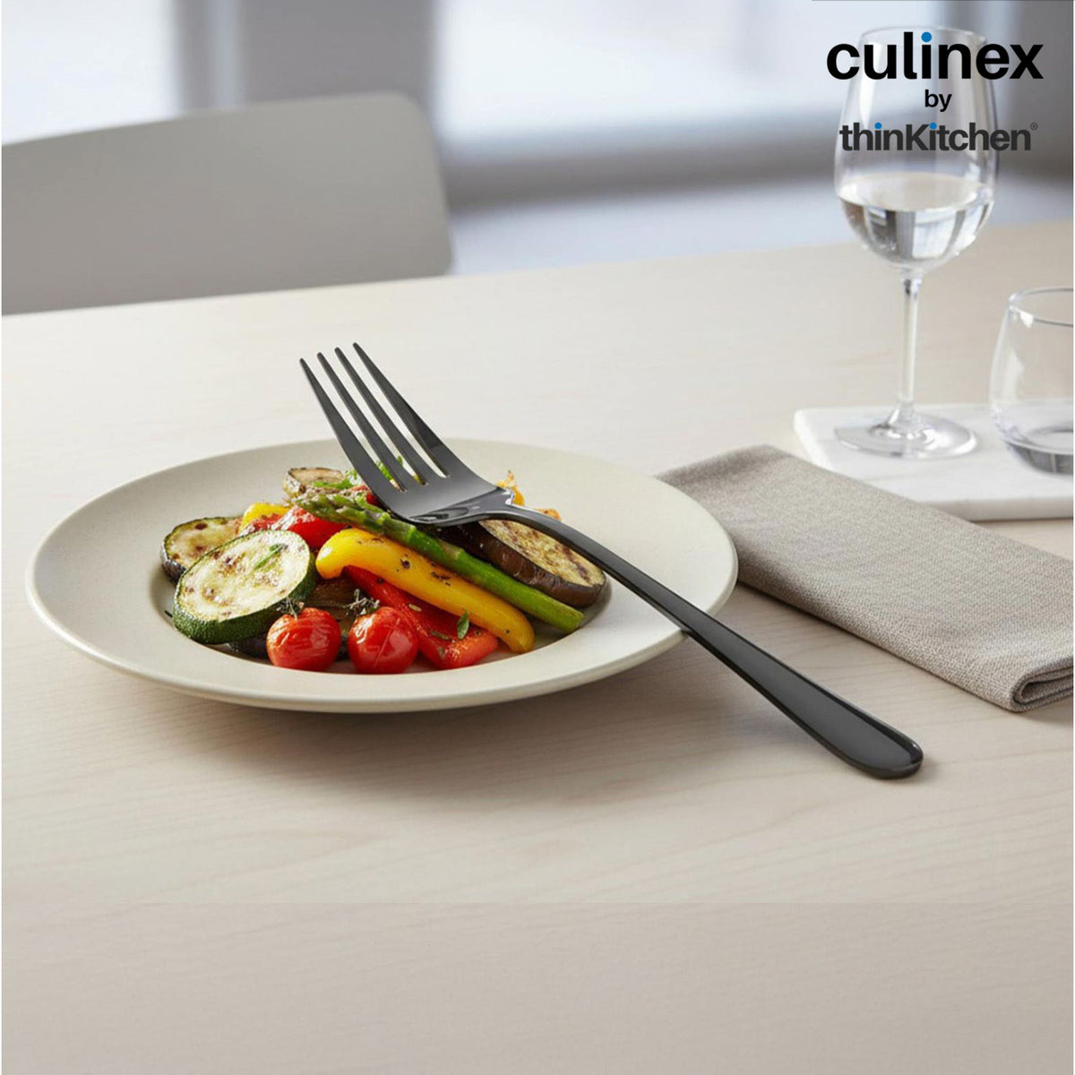 Culinex Dora Dinner Fork PVD - Black - 1