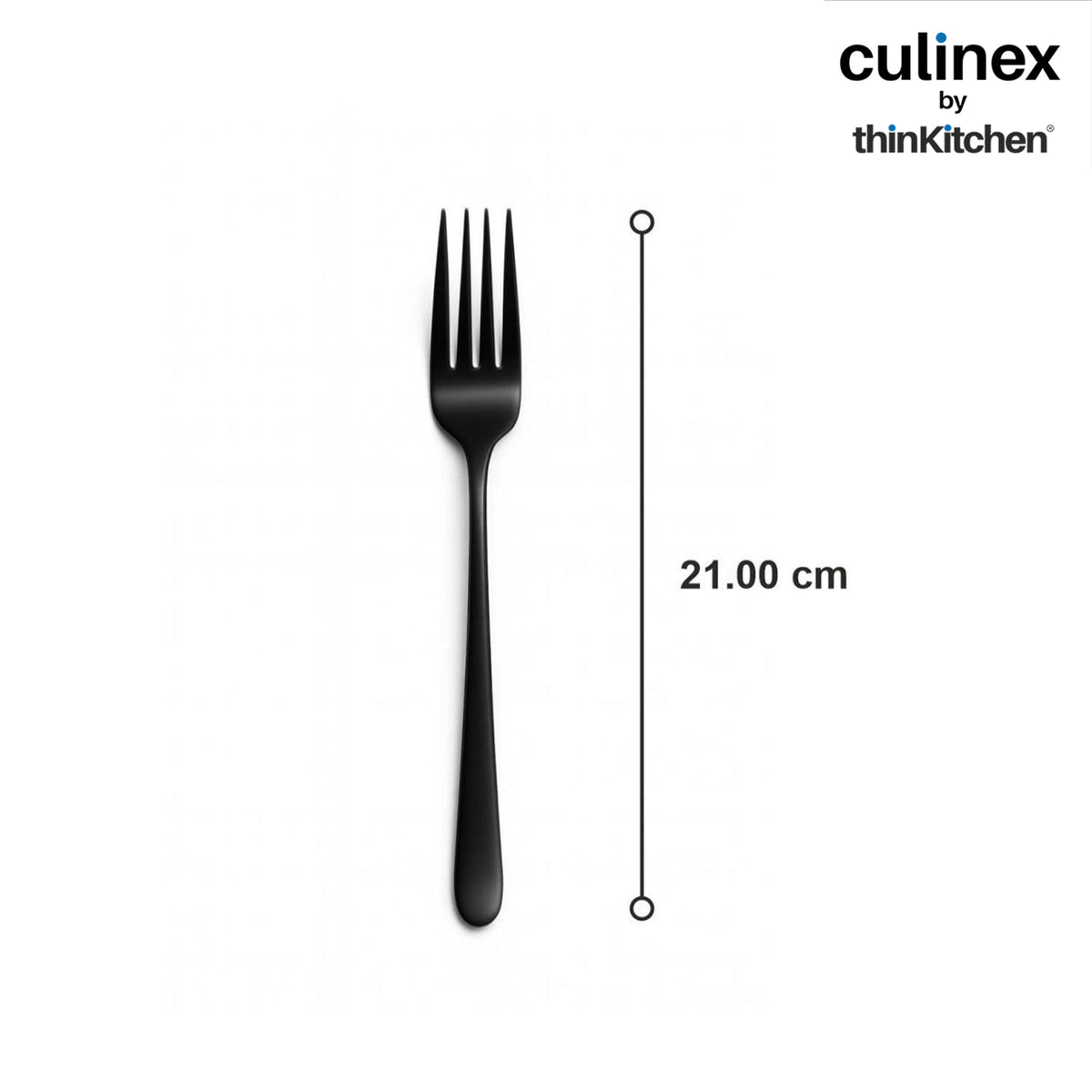 Culinex Dora Dinner Fork PVD - Black - 4