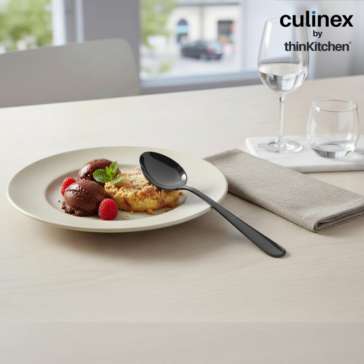 Culinex Dora Dinner Spoon PVD - Black