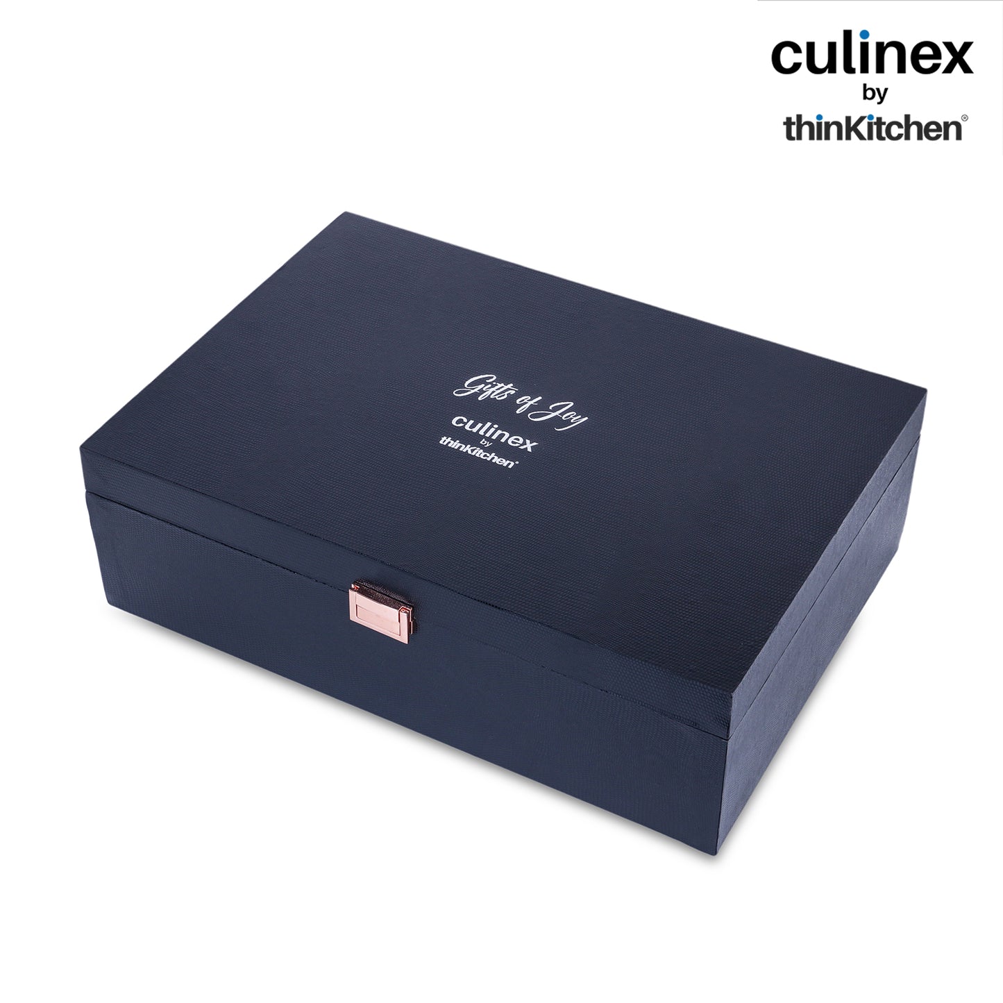 Culinex 18/8 Luxury Stainless Steel 90-Piece Cutlery Set Gift Box, Dora | Mirror Finish, Rustproof Dishwasher Safe Flatware with International Finish By thinKitchen