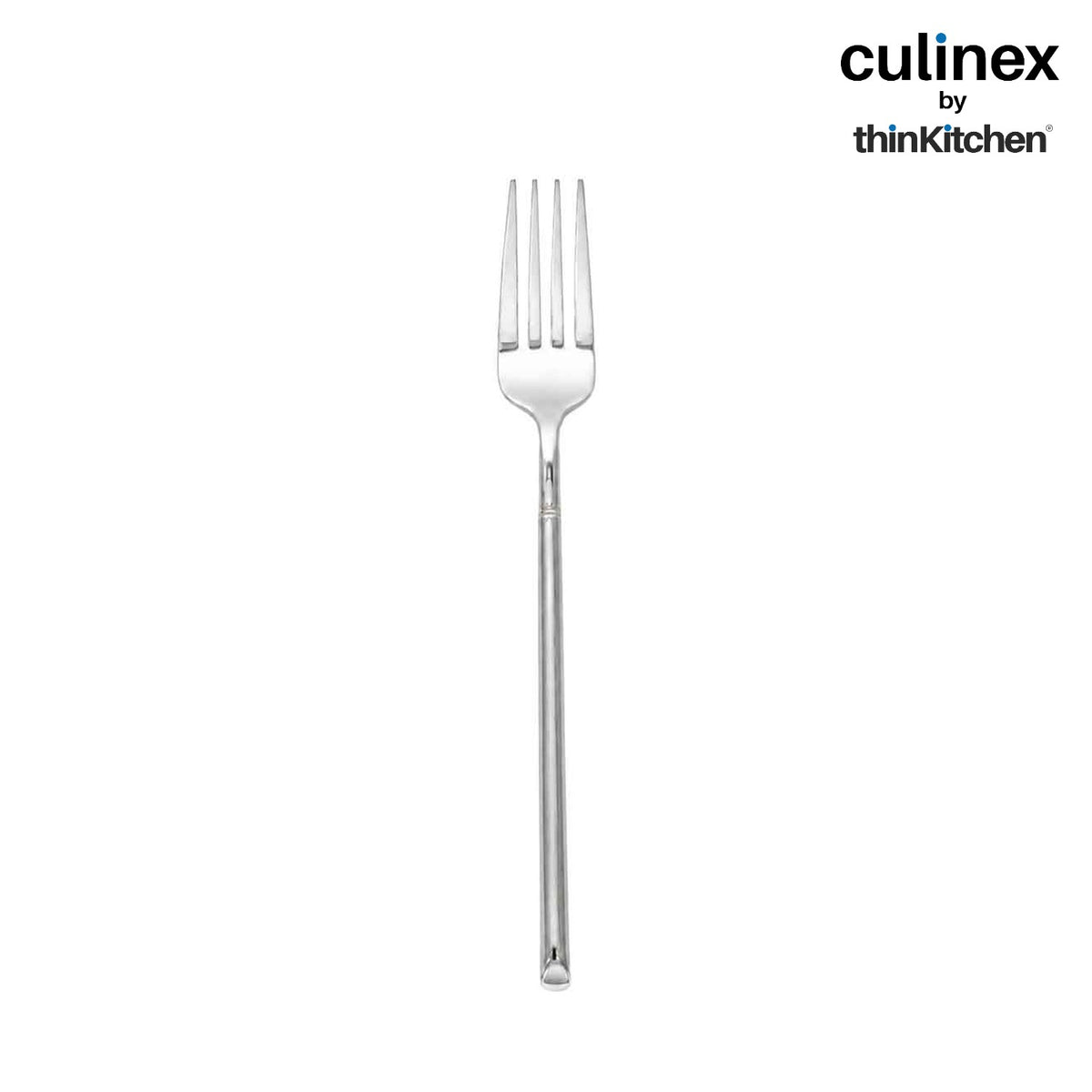 Culinex Nova 4 Pc Premium 7" Stainless Steel Fork Set, 18/8 Steel | All Purpose Table & Dinner Forks - 2