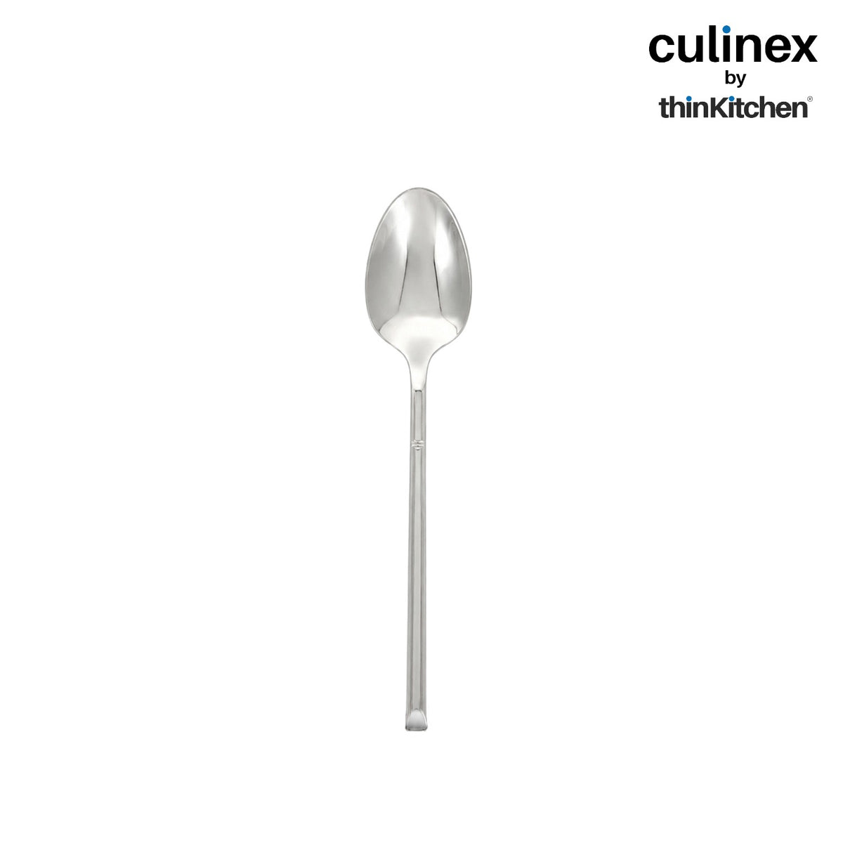 Culinex Nova 4 Pc Premium 7" Dining Spoon Set, 18/8 Stainless Steel | Table & Dinner Spoons for Kitchen