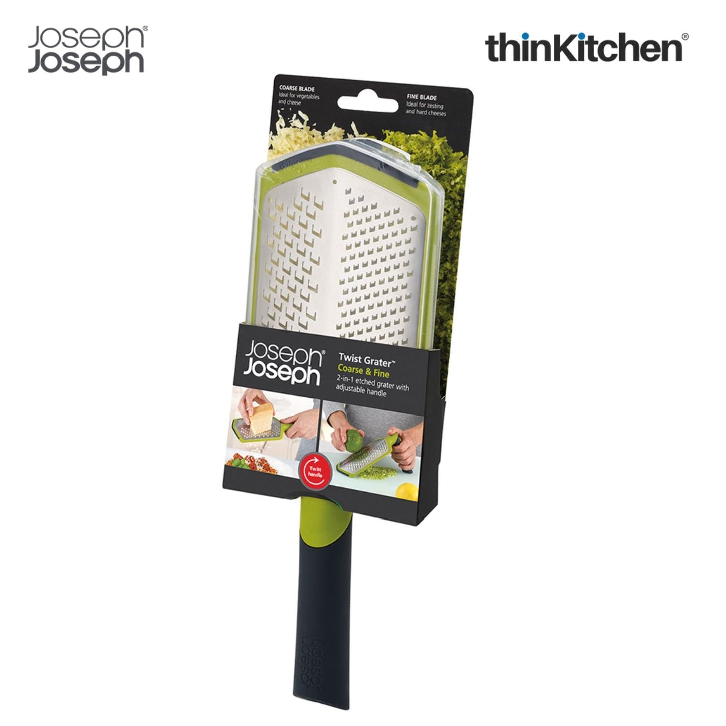Joseph Joseph Twist Grater and Duo Swivel Peeler Combo set