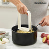 Joseph Joseph International Potato 7 Vegetable Masher - Easy-Mash, White |D-shaped curved design, Anti Slip