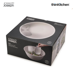 Joseph Joseph Uno Salad Bowl & Server Set, Cream