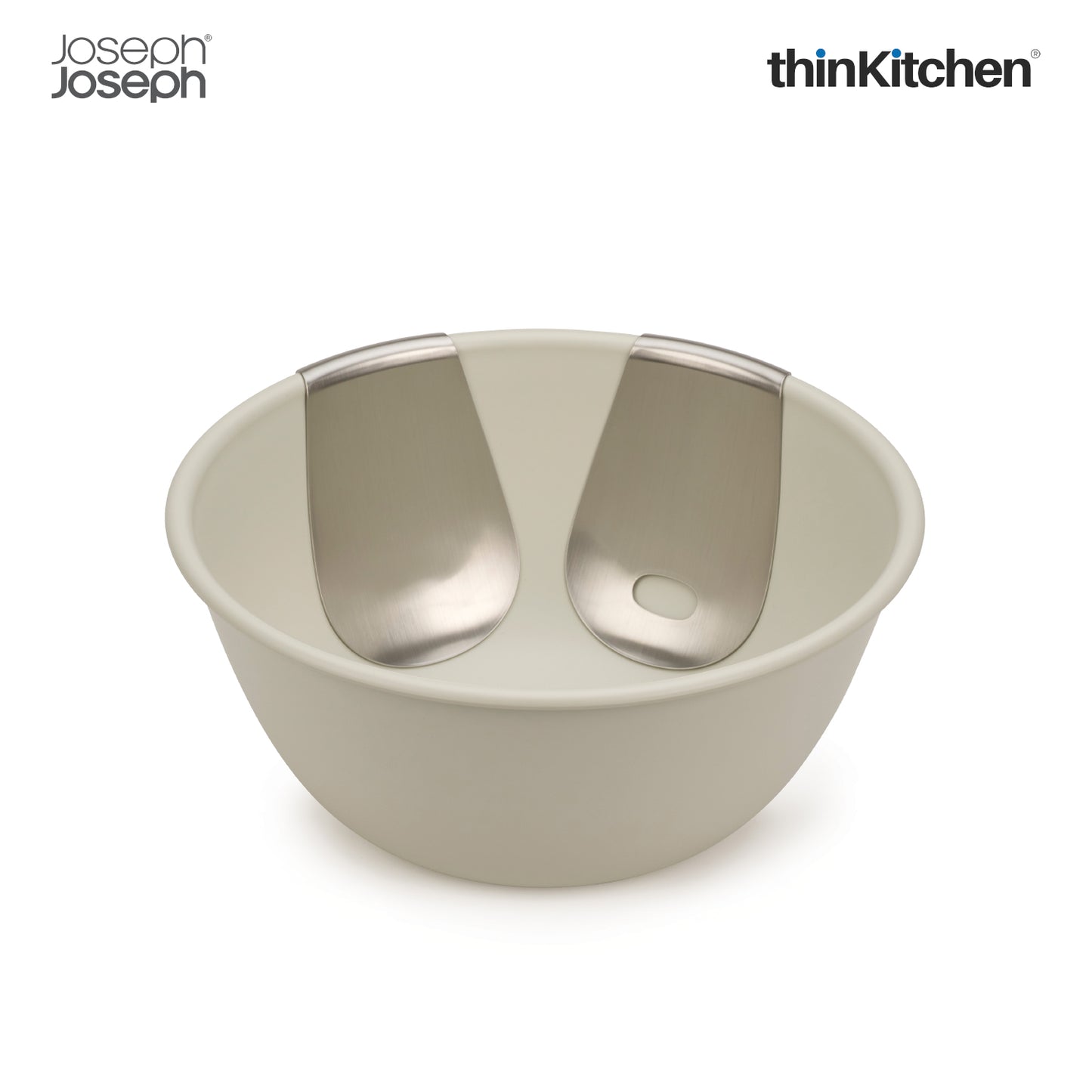Joseph Joseph Uno Salad Bowl Server Set Cream