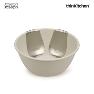 Joseph Joseph Uno Salad Bowl & Server Set, Cream