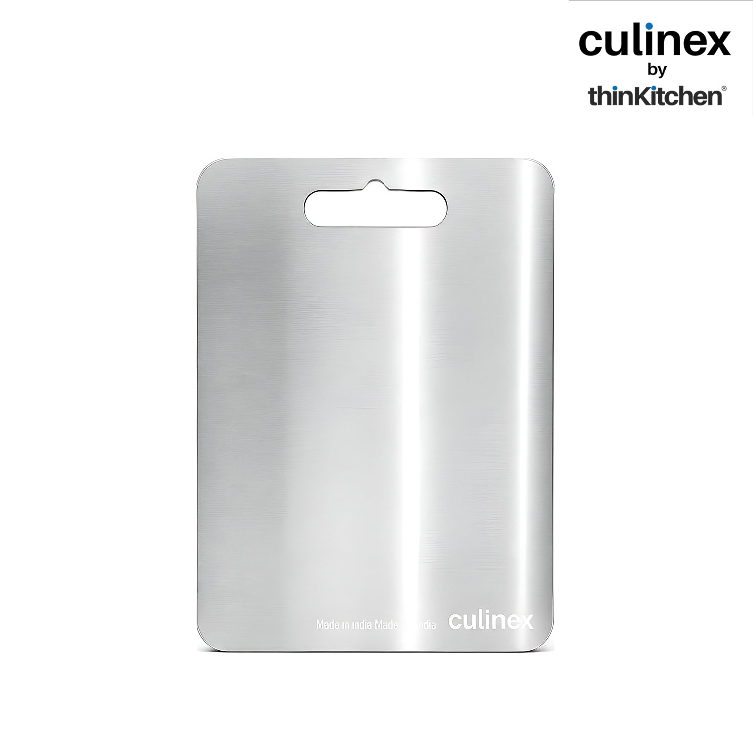 Premium Stainless Steel Chopping Board 1.5 mm Thick – 9 x 13 Inch | Food-Grade Metal Kitchen Cutting Board - 2
