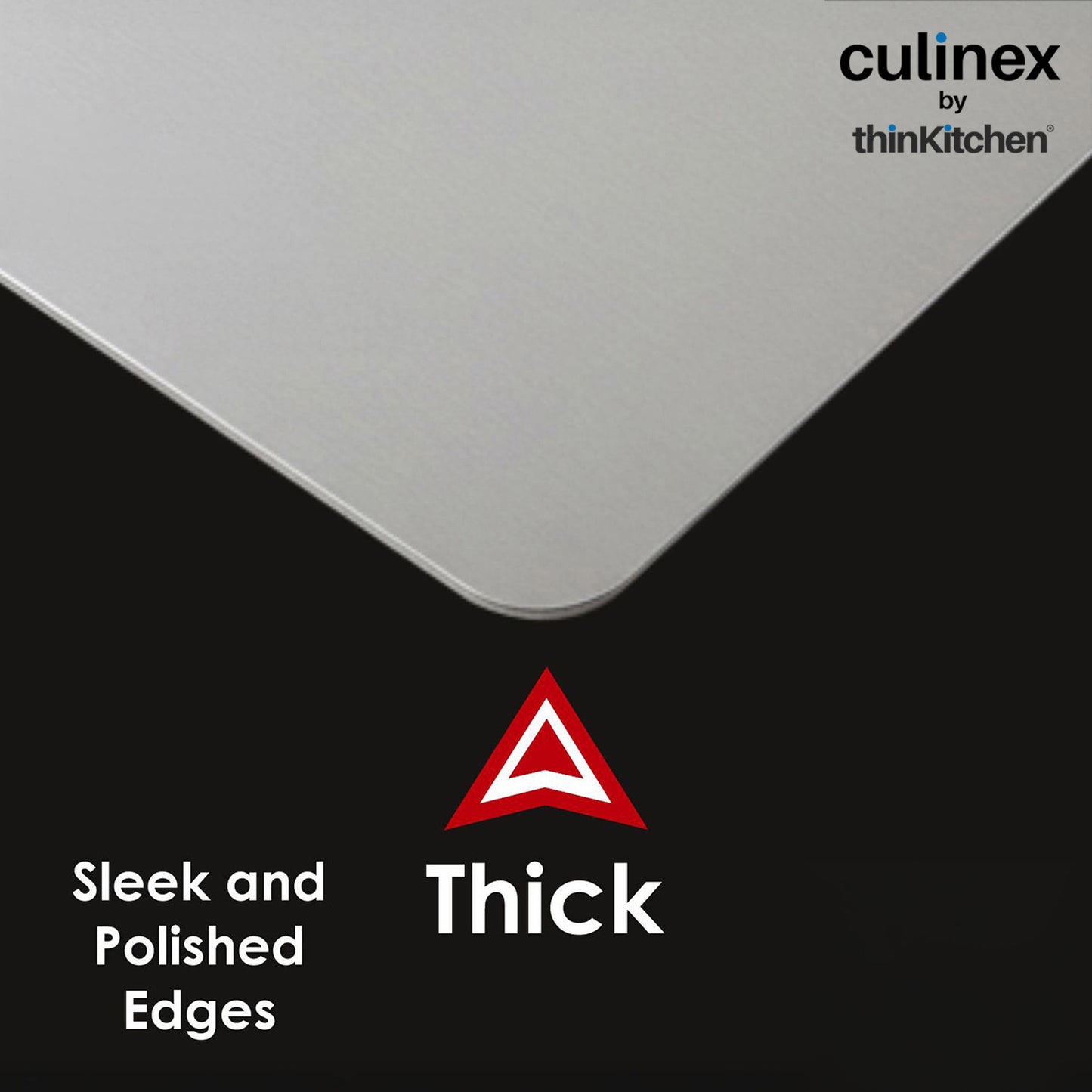 Premium Stainless Steel Chopping Board 1.5 mm Thick – 9 x 13 Inch | Food-Grade Metal Kitchen Cutting Board