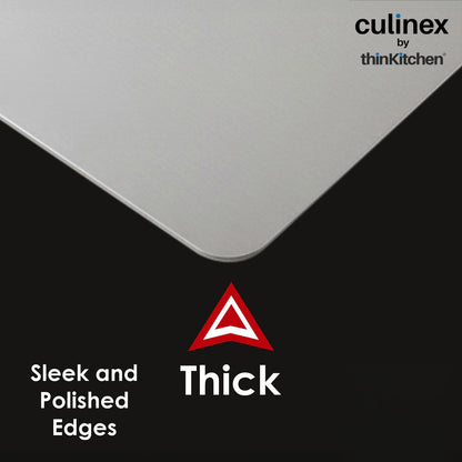 Premium Stainless Steel Chopping Board 1.5 mm Thick – 9 x 13 Inch | Food-Grade Metal Kitchen Cutting Board