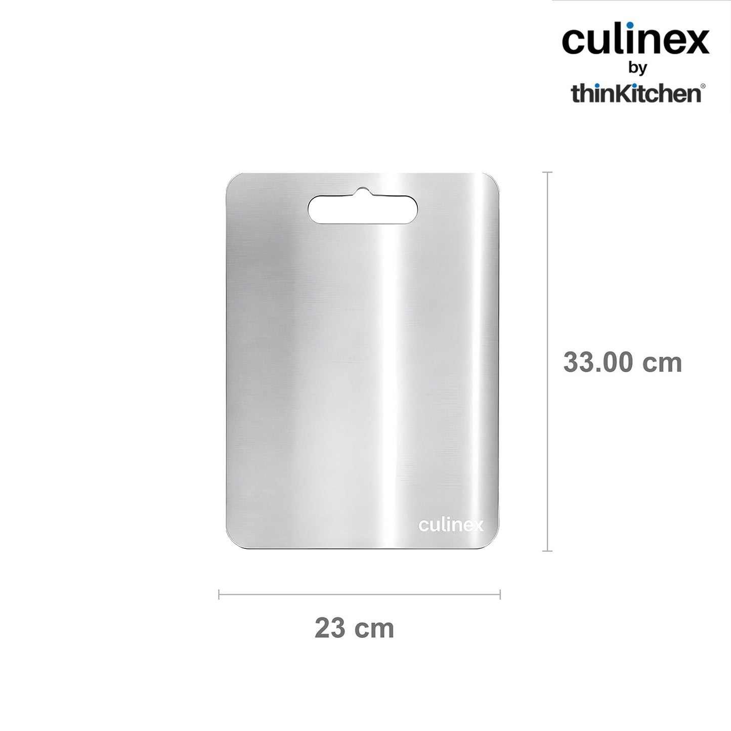 Premium Stainless Steel Chopping Board 1.5 mm Thick – 9 x 13 Inch | Food-Grade Metal Kitchen Cutting Board