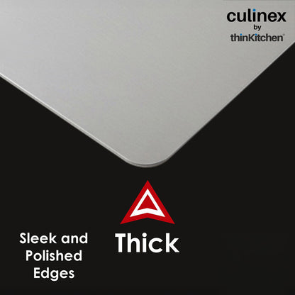 Premium Stainless Steel Chopping Board 1.5 mm Thick – 12 x 14 Inches | Food-Grade Metal Kitchen Cutting Board