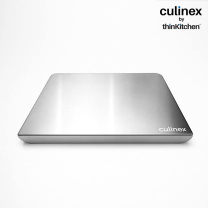 Premium Stainless Steel Counter Top Chopping Board 1.5 mm Thick – 12 x 16 Inches |  Heavy Duty Food-Grade Metal Kitchen Cutting Board