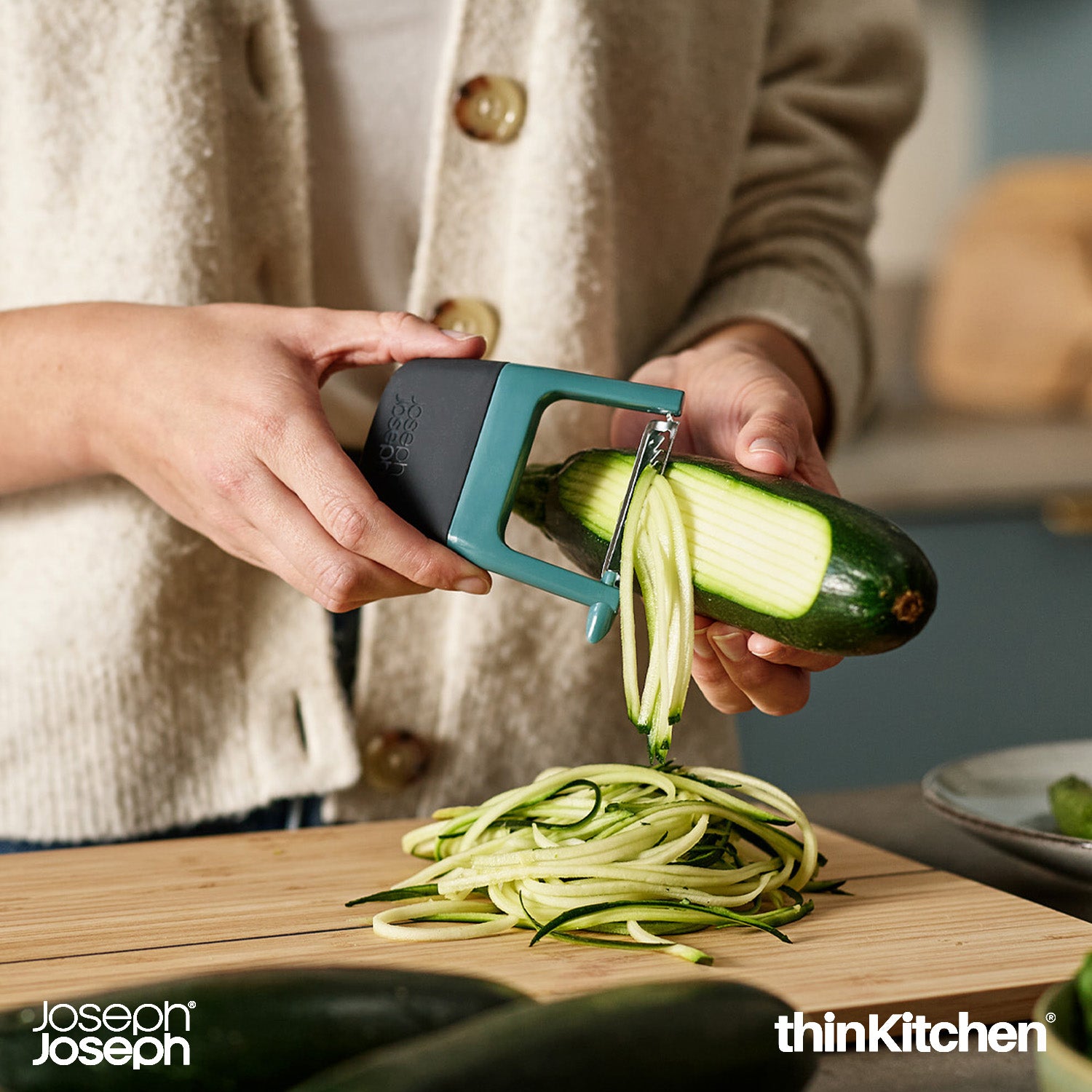 Joseph Joseph Duo 80006 Julienne Peeler, Stainless Steel, Grey, 24mm x 24mm x 90mm Joseph Joseph Duo 80006 Julienne Peeler, Stainless Steel, Grey, 24mm x 24mm x 90mm