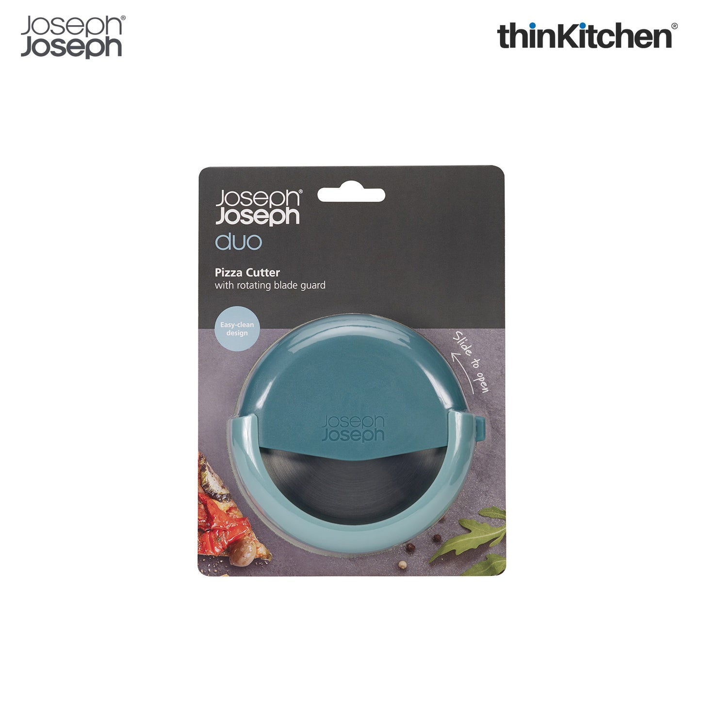 Joseph Joseph Duo Pizza Cutter with blade guard