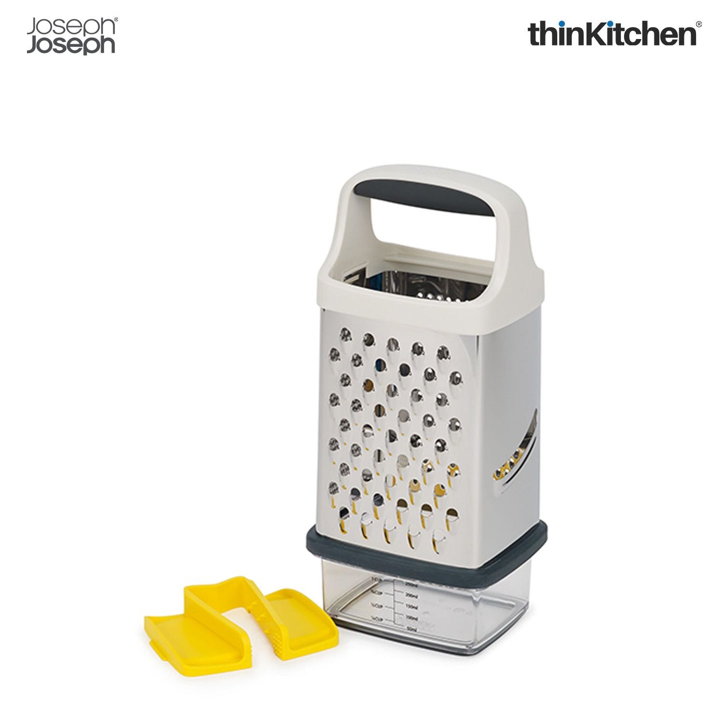 Joseph Joseph Multi-Grip Stainless Steel Box Grater, 17cm
