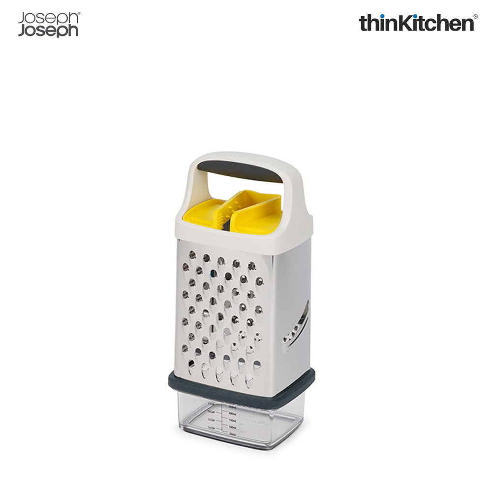 Joseph Joseph Multi-Grip Stainless Steel Box Grater, 17cm