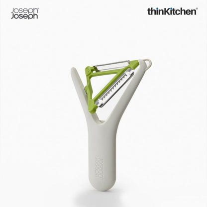 Joseph Joseph White & Green Stainless Steel Blade Switch 2-In-1 Peeler
