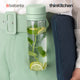Brabantia Make & Take Water Bottle with Strainer, 500 ml, Jade Green
