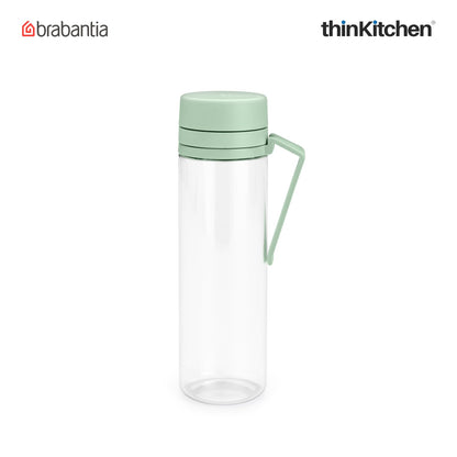 Brabantia Make Take Water Bottle With Strainer 500 Ml Jade Green