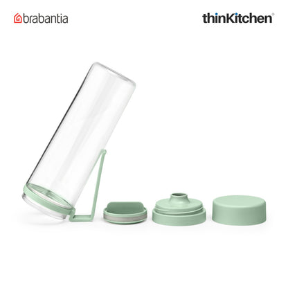 Brabantia Make Take Water Bottle With Strainer 500 Ml Jade Green