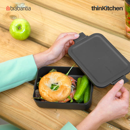 Brabantia Make Take Medium Lunch Box Dark Grey