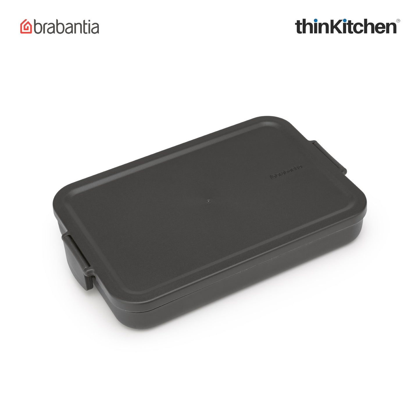 Brabantia Make Take Flat Lunch Box Dark Grey