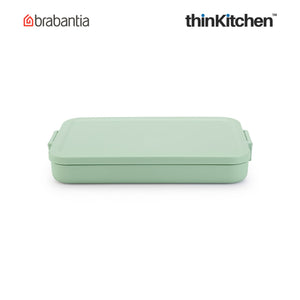 Brabantia Make & Take Flat Lunch Box, Jade Green