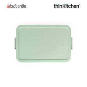 Brabantia Make & Take Flat Lunch Box, Jade Green