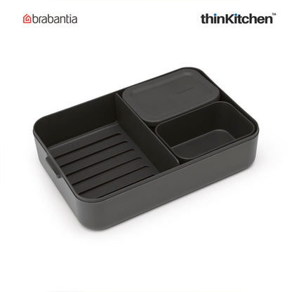 Brabantia Make Take Lunch Box Bento Large Dark Grey