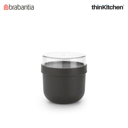 Brabantia Dark Grey Make & Take Breakfast Bowl, 0.5L