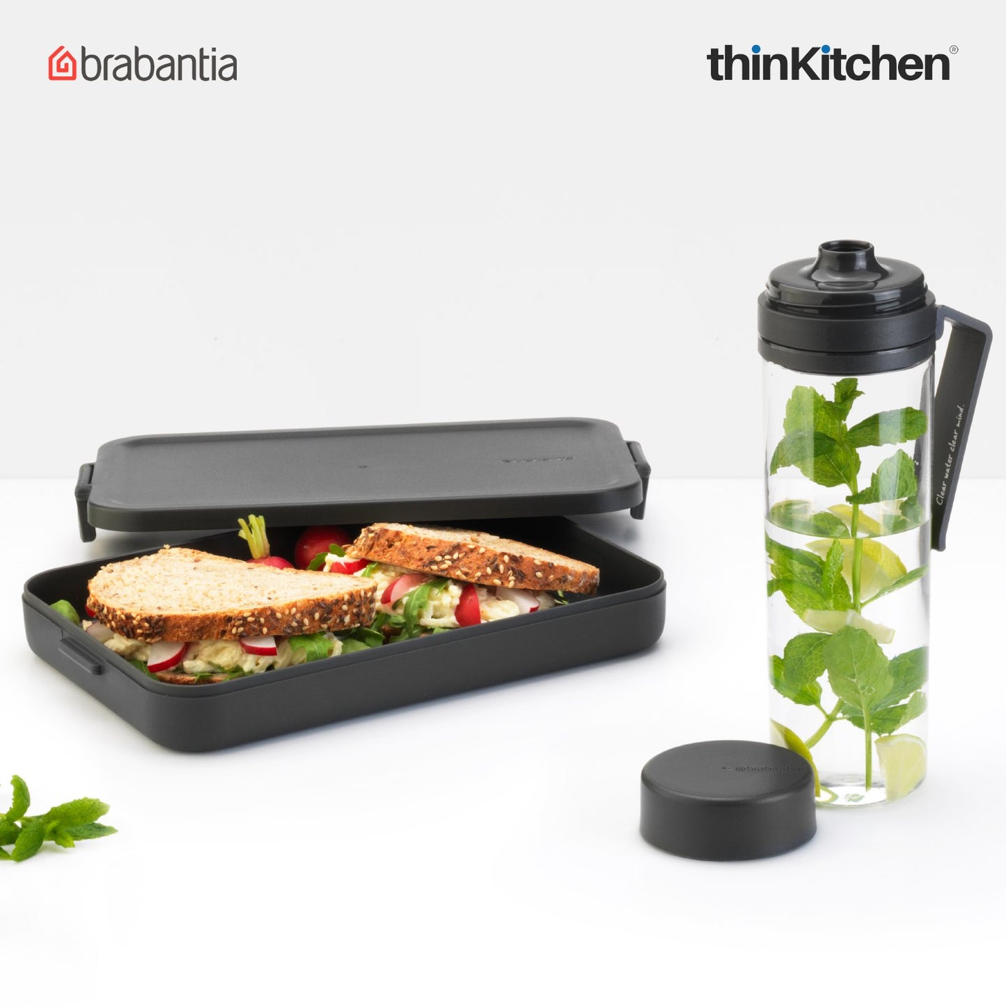 Brabantia Make Take Break Set 2 Pc Dark Grey