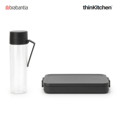 Brabantia Make Take Break Set 2 Pc Dark Grey