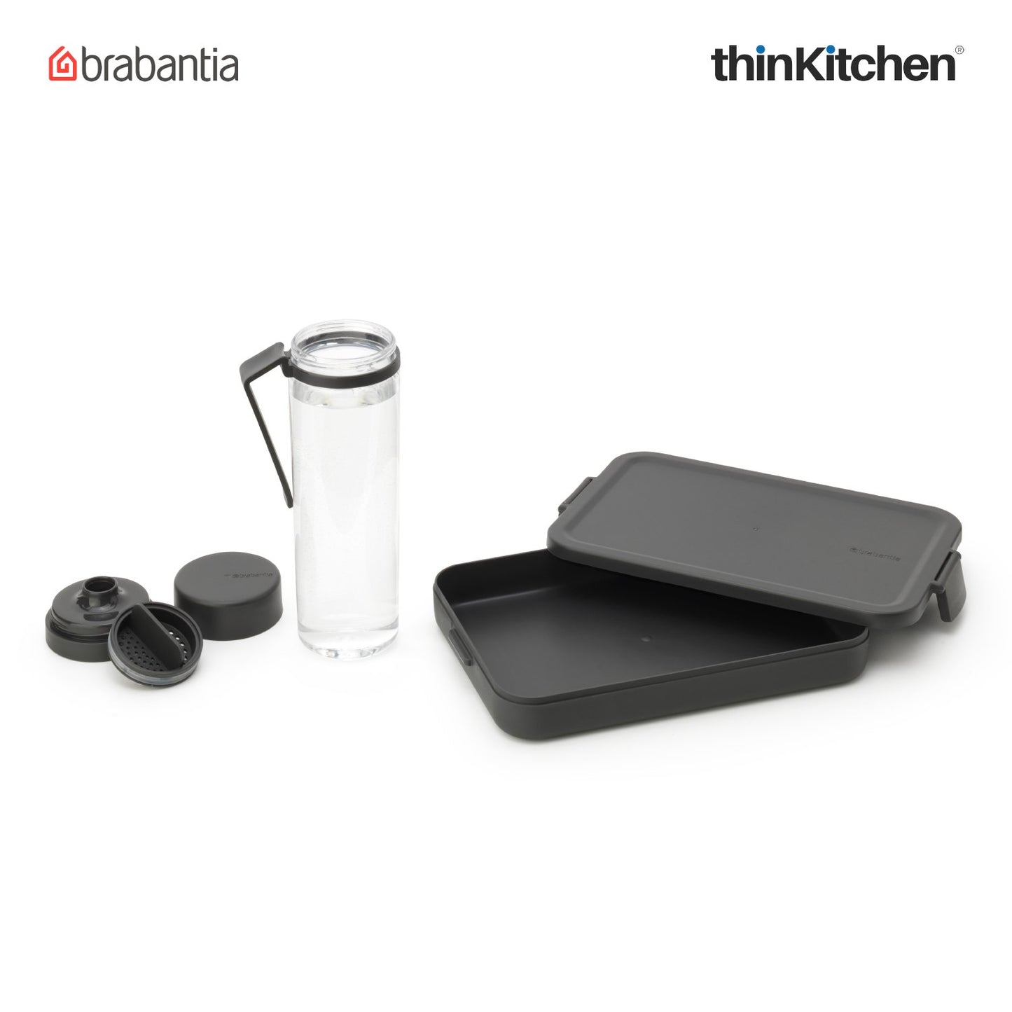 Brabantia Make Take Break Set 2 Pc Dark Grey
