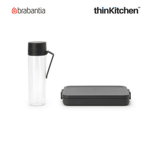 Brabantia Make & Take Break Set, 2 pc, Dark Grey