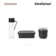 Brabantia Make & Take Breakfast and Lunch Set, 3 pc, Dark Grey