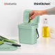 Brabantia Sort & Go Waste Bin, 3 litre, Jade Green