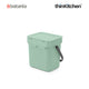 Brabantia Sort & Go Waste Bin, 3 litre, Jade Green