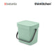 Brabantia Sort & Go Waste Bin, 3 litre, Jade Green