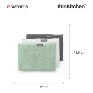 Brabantia Microfibre Cleaning Pads Set of 3