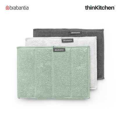 Brabantia Microfibre Cleaning Pads Set Of 3