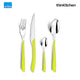 Amefa Eclat  Stainless Steel Cutlery Set, 24-pc - Green