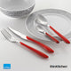 Amefa Eclat Stainless Steel Cutlery Set, 24-pc - Red